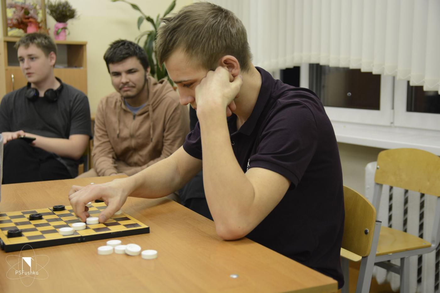 Турнир по шашкам на ПСФ